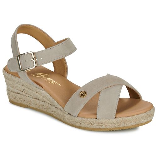 Espadrillas Donna Betty London GIORGIA Beige, eleganti e comode, ideali per l'estate. Realizzate in materiali di alta qualità, queste espadrillas offrono un perfetto equilibrio tra stile e comfort. Perfette per ogni occasione, da una passeggiata al mare a un pranzo con amici. Scegli il tuo stile con le espadrillas GIORGIA di Betty London e completa il tuo look estivo!