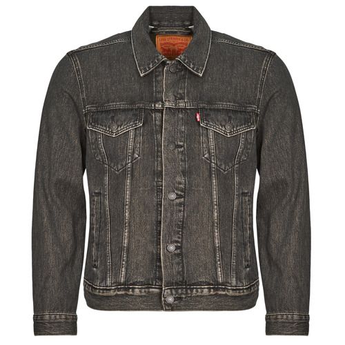 Giacca in jeans Uomo Levis THE TRUCKER JACKET Nero, elegante e versatile, ideale per ogni stagione. Realizzata in denim resistente, offre comfort e stile senza tempo. Acquista ora per aggiungere un pezzo classico al tuo guardaroba.