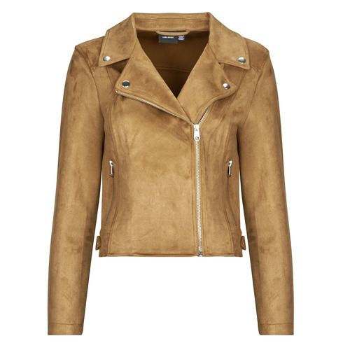 Giacca in pelle donna Vero Moda VMJOSE di colore marrone, elegante e versatile, ideale per outfit casual e chic. Perfetta per la primavera e l'autunno, realizzata in materiale di alta qualità per un comfort duraturo. Aggiungi un tocco di stile al tuo guardaroba con questa giacca in pelle femminile. Acquista ora e scopri il tuo nuovo must-have!