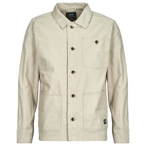 Giacca Uomo Vans Drill Chore Canvas Jacket Beige, elegante e versatile, ideale per look casual e urbani. Realizzata in tessuto canvas di alta qualità, offre comfort e stile. Perfetta per la stagione autunnale e primaverile, con design moderno e dettagli funzionali. Scopri il must-have dell'abbigliamento maschile con la giacca Vans.