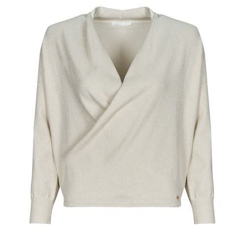 Gilet/Cardigan donna Les Petites Bombes LUDIVINE in morbido tessuto, perfetto per completare outfit eleganti e casual. Ideale per la stagione primaverile e autunnale, offre comfort e stile. Disponibile in diverse taglie, è un must-have del guardaroba femminile.