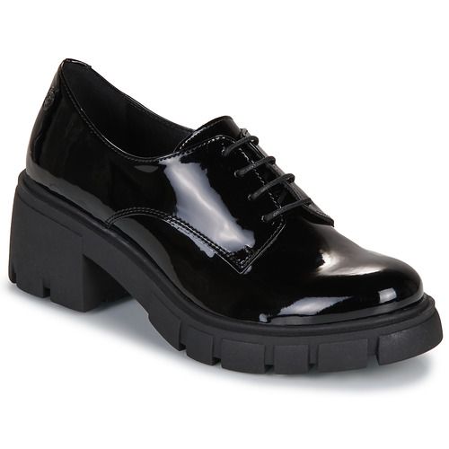 Scarpa Derby da donna Betty London PAULA, in elegante design con tacco medio, ideale per un look chic e sofisticato. Realizzata in materiali di alta qualità, perfetta per occasioni formali e casual. Disponibile in diverse colorazioni, questa scarpa è un must-have nel tuo guardaroba. Acquista ora e aggiungi un tocco di stile al tuo outfit!