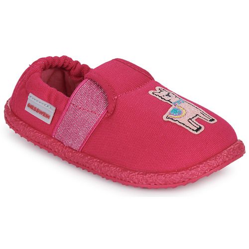 Pantofole bambini ragazza Giesswein  ANDAU  Rosa Giesswein 9009953056486