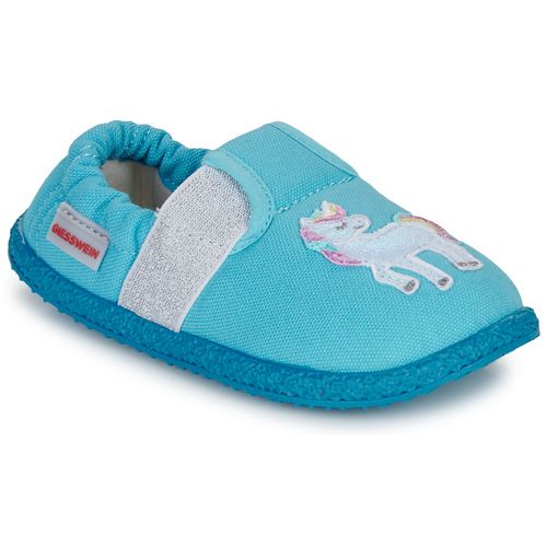 Pantofole bambini ragazza Giesswein  ARZL  Blu Giesswein 9009953057001