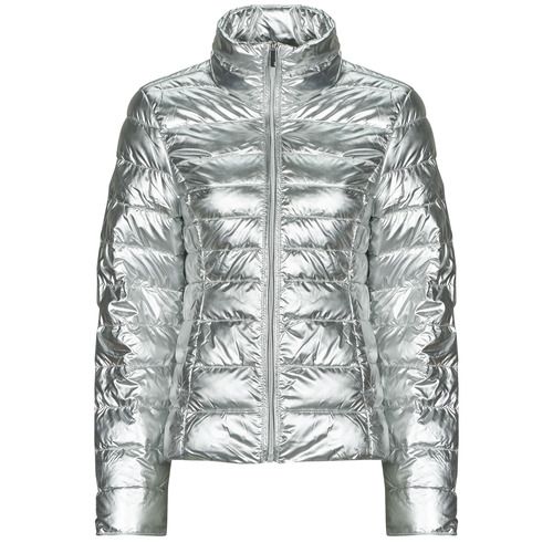 "Piumino Donna Only ONLPEARL Argento, elegante giacca invernale per donne, perfetta per look casual e chic, realizzato in materiale leggero e caldo, ideale per affrontare il freddo con stile. Disponibile in argento, un must-have per la stagione!"