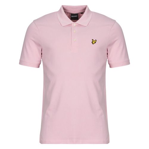 Polo Uomo Lyle & Scott Plain Shirt Rosa - Maglietta casual elegante per uomo, realizzata in cotone morbido, ideale per outfit estivi e occasioni informali. Stile classico con logo Lyle & Scott, perfetta da abbinare a jeans o pantaloni chinos per un look alla moda. Disponibile in diverse taglie.