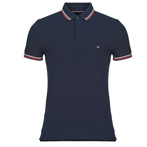 Polo uomo Tommy Hilfiger TIPPED SLIM FIT in color marine, realizzata in cotone di alta qualità per un comfort ottimale. Design elegante con dettagli a contrasto, ideale per un look casual e alla moda. Acquista la polo Tommy Hilfiger TIPPED SLIM FIT per un'eleganza senza tempo e massima versatilità nel tuo guardaroba.