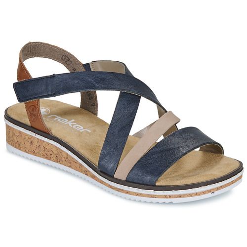 Sandali Rieker Donna eleganti in pelle nera, perfetti per l'estate. Design alla moda con dettagli raffinati, ideali per look casual e formali. Comfort e stile uniti per le tue giornate estive. Acquista ora i Sandali Rieker Donna per un passo sicuro e alla moda!