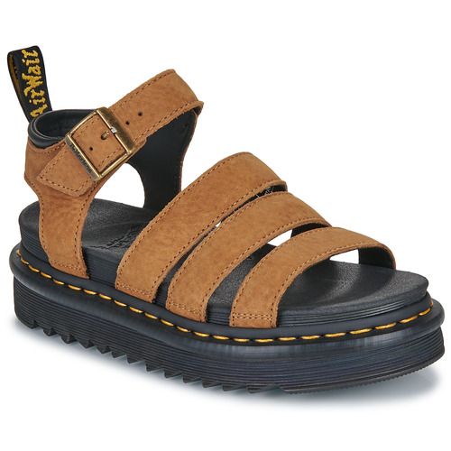 Sandali Donna Dr. Martens Blaire in Nubuck Tumbled Color Desert Brown, design moderno e comodo, ideale per l'estate. Acquista ora per un look alla moda e un comfort eccezionale.