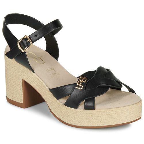 Sandali Donna Les Petites Bombes LOUANE in beige, progettati con tacco alto e dettagli eleganti. Perfetti per occasioni speciali o per un look estivo chic. Sottolineano il comfort e lo stile, ideali per completare ogni outfit. Scopri la qualità dei materiali e il design alla moda di questi sandali.