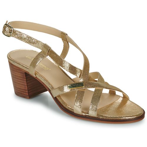 Sandali donna Les Tropéziennes par M Belarbi modello LYMA in oro, eleganti e raffinati, ideali per ogni occasione estiva. Scopri la comodità e lo stile unici di questi sandali, perfetti per abbinamenti con abiti casual o chic. Acquista ora i tuoi sandali LYMA Oro per un look alla moda e versatile!