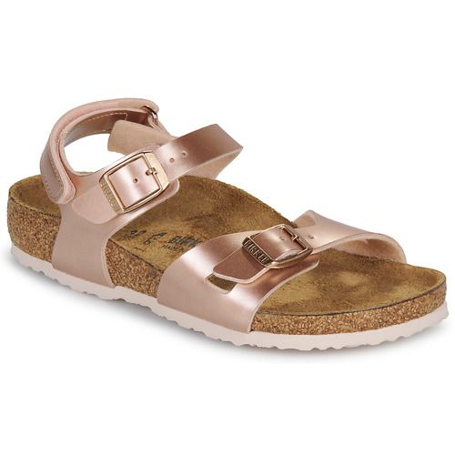 Sandali bambini ragazza BIRKENSTOCK  Rio AS Kids BF Electric Metallic Copper  Oro BIRKENSTOCK 4067707061587