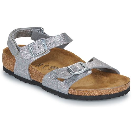 Sandali bambini ragazza BIRKENSTOCK  Rio AS Kids BF Sparkling Silver  Argento BIRKENSTOCK 4067707014729