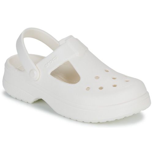 Scarpe bambini ragazza Crocs  Classic Mary Jane Clog K  Beige Crocs 198445114106