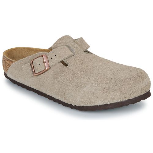 Scarpe bambini ragazzo BIRKENSTOCK  Boston Kids LEVE Taupe  Beige BIRKENSTOCK 4066648495413