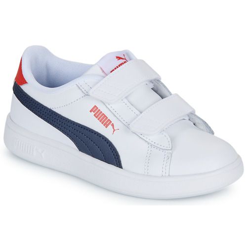 Scarpe bambini ragazzo Puma  Smash 3.0 L V PS  Bianco Puma 4099683086742