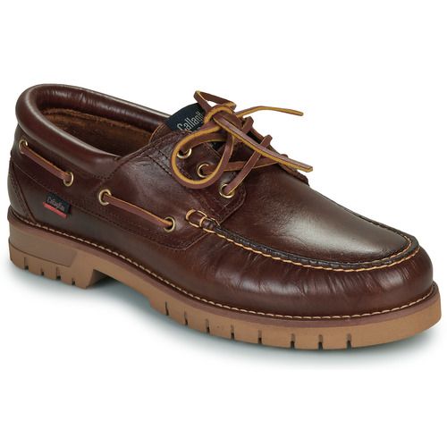 Scarpe da barca uomo CallagHan in marrone, modello elegante e confortante, realizzate con materiali di alta qualità. Ideali per un look casual e raffinato, perfette per l'estate e le passeggiate in spiaggia. Scarpe CallagHan da uomo, perfette per ogni occasione.