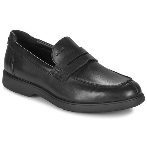 Mocassini uomo Geox U SPHERICA EC11 in colore nero, eleganti e comodi, ideali per outfit casual e formali. Scarpe realizzate con materiali di alta qualità per garantire comfort e traspirabilità. Acquista ora le migliori scarpe Geox per un look sofisticato e moderno.