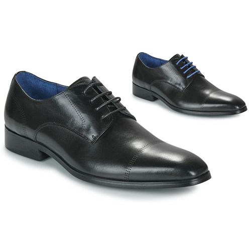 Scarpe Kdopa VATRELI Nero Derby Uomo in pelle con design elegante e raffinato, ideale per ogni occasione formale e informale. Comfort e stile uniti in un unico prodotto perfetto per l'uomo moderno. Disponibili in diverse taglie per un fit ottimale.