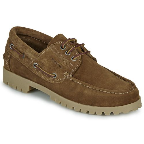 Scarpe da barca da uomo Schmoove NEWQUAY BOAT M marroni, eleganti e versatili, perfette per l'estate e le occasioni informali. Realizzate con materiali di alta qualità, offrono un comfort superiore e un design moderno. Ideali per completare il tuo look estivo con stile.