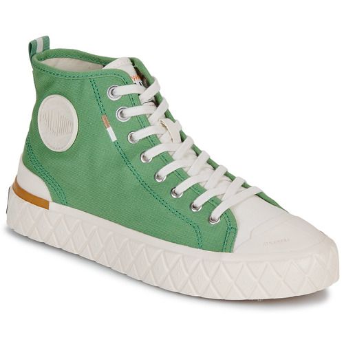 Sneakers alte Palladium PALLA ACE CHUKKA ORG Verde per donna, design moderno e materiale di alta qualità, perfette per un look casual e alla moda. Ideali per ogni occasione, offrono comfort e stile.