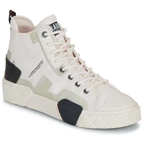 Sneakers alte Palladium PALLA ACE CITY SHELL CHUK 2 Bianco per donna, design moderno e versatile, perfette per un look casual e urbano. Comfort e stile in ogni passo, ideali per ogni stagione. Acquista online le tue nuove sneakers Palladium e valorizza il tuo guardaroba.