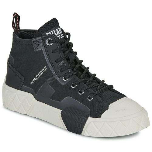 Sneakers alte uomo Palladium PALLA ACE CITY SHELL CHUK 2 Nero, design moderno e versatile, perfette per ogni occasione. Realizzate con materiali di alta qualità, offrono comfort e stile. Ideali per chi cerca sostenibilità e moda casual. Disponibili in diverse misure.