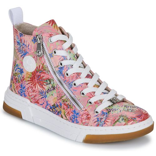 Sneakers alte Donna Rieker in un elegante design, disponibili in vari colori, perfette per un look casual e alla moda. Ideali per ogni stagione, queste scarpe offrono comfort e stile, adatte per donne dinamiche che cercano qualità e praticità.