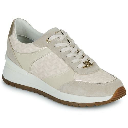 Sneakers basse Donna Geox in pelle bianca, con dettagli trendy e suola antiscivolo, ideali per un look casual e alla moda. Comfort e stile per ogni occasione. Acquista ora le tue Geox - Sneakers basse Donna!