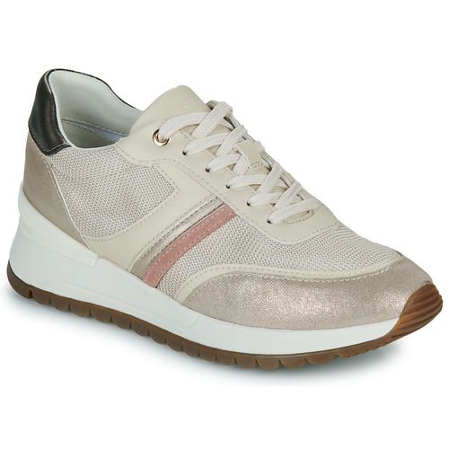 "Geox - Sneakers basse Donna in suede grigio, caratterizzate da un design elegante e sportivo, perfette per ogni occasione. Con suola traspirante e comfort ottimale, queste scarpe trendy sono ideali per un look casual e alla moda."