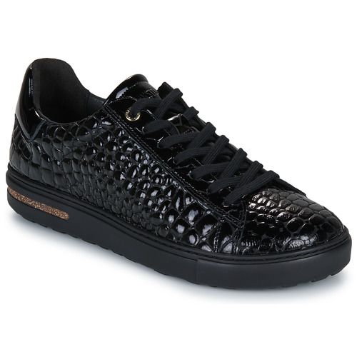 Sneakers basse BIRKENSTOCK Bend Low Shiny Croc LENA Black per donna, caratterizzate da un design elegante e moderno. Realizzate in materiale lucido effetto croccodrillo, queste sneakers offrono comfort e stile per ogni occasione. Perfette per un look casual-chic, ideali per chi cerca qualità e tendenze nel mondo della moda. Disponibili ora per un tocco di classe nel tuo guardaroba.