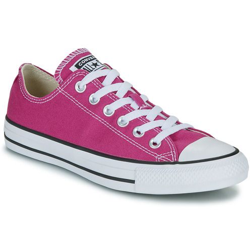 Sneakers basse Converse CHUCK TAYLOR ALL STAR Donna in pelle bianca con dettagli grigi. Design iconico e versatile, perfette per un look casual e alla moda. Comfort e stile per ogni occasione. Acquista ora le tue Converse CHUCK TAYLOR ALL STAR e completa il tuo outfit!