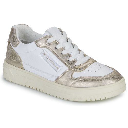 Sneakers basse Donna Tom Tailor FINNJA in bianco, eleganti e versatili, ideali per look casual e alla moda. Design moderno e comfort assicurato per un utilizzo quotidiano. Perfette per ogni occasione, queste scarpe rappresentano il perfetto connubio di stile e praticità.