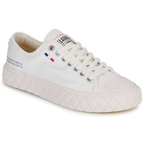 Sneakers basse Palladium PALLA ACE CVS Bianco per donna, design elegante e versatile, ideali per outfit casual. Comfort e stile uniti in un'unica calzatura, perfette per l'uso quotidiano. Acquista le migliori sneakers per la tua collezione di moda!