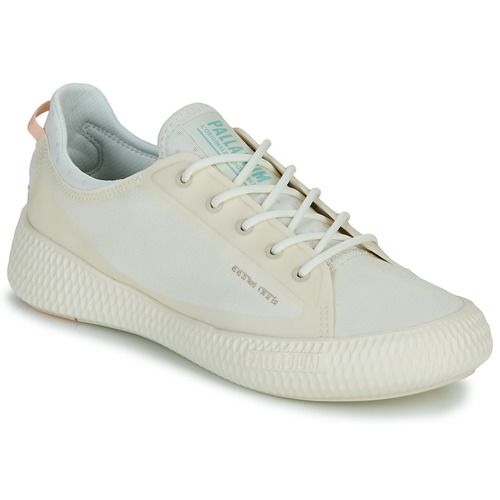 Sneakers basse Palladium PALLANOVA CVS Bianco per donna, eleganti e versatili, ideali per un look casual e alla moda. Queste scarpe offrono comfort e stile, perfette per ogni occasione. Scopri la qualità artigianale Palladium e arricchisci il tuo guardaroba con queste sneaker pronte per essere indossate.