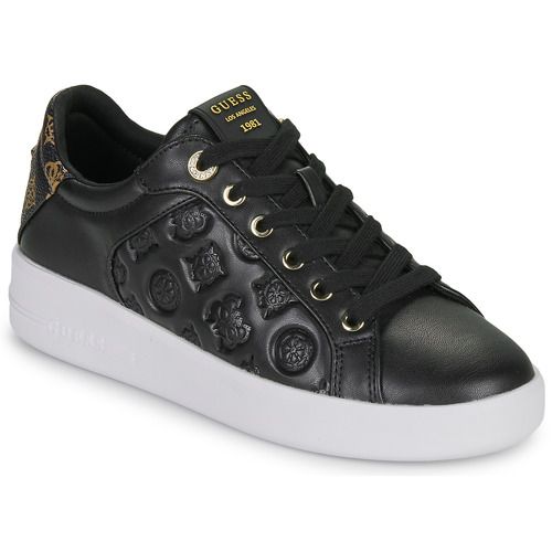 Sneakers basse Donna Guess RONII in pelle bianca con dettagli in morbido tessuto, suola leggera e design moderno. Ideali per un look casual e alla moda, perfette per la stagione primaverile. Acquista ora le Guess RONII Sneakers basse per un comfort senza pari e uno stile impeccabile.