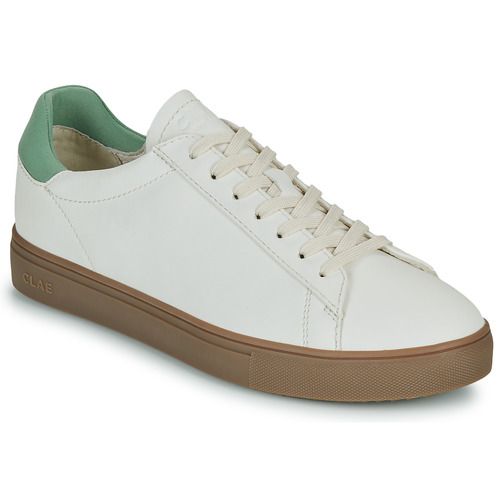 "Clae BRADLEY Bianco Sneakers Uomo - Eleganti e versatili sneakers bianche per uomo, ideali per un look casual e alla moda. Comfort e stile uniti in un'unica calzatura firmata Clae."