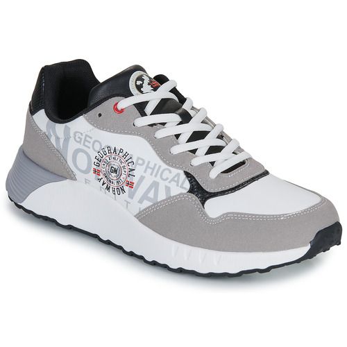 Sneakers uomo Geographical Norway OTAG in grigio, perfette per uno stile casual e sportivo. Queste scarpe offrono comfort e sostenibilità, ideali per ogni occasione. Acquista ora le Geographical Norway OTAG Grigio per un look moderno e alla moda.