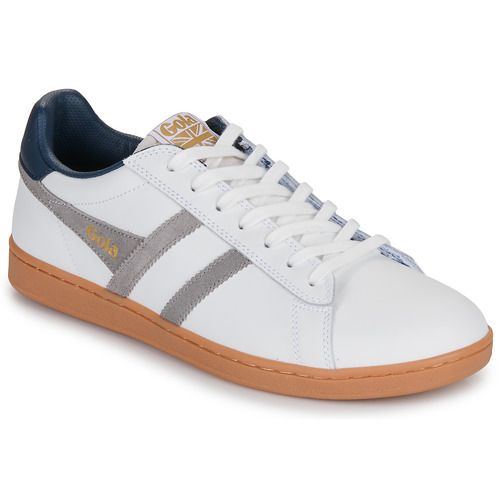 Sneakers Uomo Gola Equipe II Leather Bianco, eleganti e trendy, perfette per un look sportivo e casual. Queste scarpe Gola offrono comfort e stile, ideali per ogni occasione. Acquista ora le Gola Equipe II per elevare il tuo outfit!