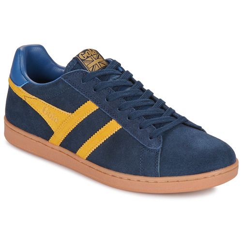 Sneakers Uomo Gola Equipe II Suede Blu - Scarpe sportive eleganti in suede blu, ideali per il tempo libero e l'uso quotidiano. Design classico e comfort ottimale per ogni passo, perfette per gli amanti dello stile casual. Acquista ora le Gola Equipe II Suede Blu per un look unico e alla moda.