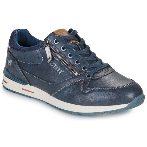 Sneakers Uomo Mustang 4154313 Blu, scarpe casual eleganti, comode e resistenti, ideali per ogni occasione. Scarpe sportive di alta qualità per un look trendy e alla moda.