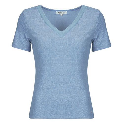 T-shirt Morgan DIWI maniche corte Donna in cotone di alta qualità, disponibile in diverse taglie. Design moderno e versatile, ideale per ogni occasione casual. Comfort e stile uniti per un look impeccabile. Acquista ora la T-shirt Morgan DIWI per esaltare il tuo guardaroba estivo.