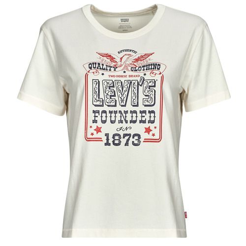 T-shirt Levis GRAPHIC ICONIC TEE maniche corte per donna, di alta qualità e design moderno, ideale per outfit casual e trendy. Perfetta per la stagione estiva, garantisce comfort e stile. Disponibile in diverse taglie e colori, un must-have per ogni guardaroba femminile.