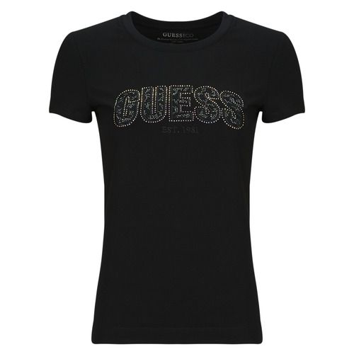 T-shirt Guess LOGO LACE maniche corte per Donna, caratterizzata da un design elegante e moderno. Realizzata in cotone di alta qualità, questa T-shirt presenta un logo distintivo e dettagli in pizzo che aggiungono un tocco femminile. Perfetta per un look casual e alla moda, adatta per ogni occasione. Disponibile in diverse taglie, è un must-have nel guardaroba di ogni donna. Acquista ora la T-shirt Guess LOGO LACE e scopri il comfort e lo stile unici di questo capo.