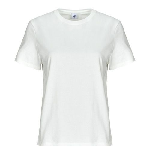 T-shirt maniche corte Donna Petit Bateau MC COL ROND Bianco, elegante e versatile, ideale per ogni occasione. Realizzata in cotone morbido, offre comfort e stile. Perfetta per abbinamenti casual o chic. Acquista ora per aggiungere un tocco di raffinatezza al tuo guardaroba!