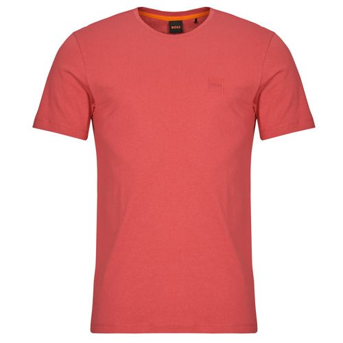 T-shirt BOSS Tales Rosso maniche corte per uomo, in stile casual, perfetta per ogni occasione. Realizzata con materiali di alta qualità, offre comfort e un design moderno. Ideale per completare il tuo guardaroba estivo. Disponibile ora per gli amanti della moda.