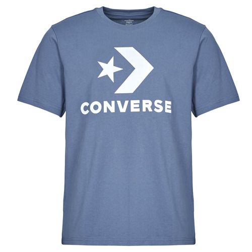 T-shirt Uomo Converse GO-TO STAR CHEVRON LOGO Blu, maniche corte, ideale per un look casual e alla moda. Realizzata con materiali di alta qualità, questa T-shirt è perfetta per ogni occasione. Acquista ora e aggiungi un tocco di stile al tuo guardaroba con il logo iconico Converse.