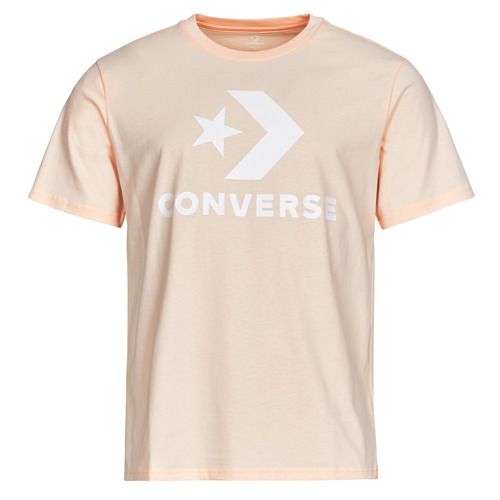 T-shirt uomo Converse GO-TO STAR CHEVRON LOGO rosa maniche corte, ideale per un look casual e alla moda. Design elegante con logo Chevron, perfetta per qualsiasi occasione, da indossare con jeans o shorts. Acquista ora la tua t-shirt Converse e completa il tuo guardaroba con stile.