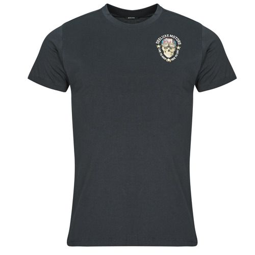 T-shirt uomo Deeluxe DEKARI nera, maniche corte, elegante e casual, perfetta per outfit estivi. Realizzata in cotone morbido, offre comfort e stile. Disponibile in diverse taglie, ideale per ogni occasione. Acquista ora la T-shirt Deeluxe DEKARI per un look trendy e contemporaneo.