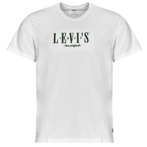 T-shirt uomo Levis SS RELAXED FIT TEE in bianco, maniche corte. Elegante e comoda, ideale per un look casual. Perfetta per ogni occasione, questa T-shirt è realizzata con materiali di alta qualità. Scopri il comfort e lo stile di Levis con questa maglietta versatile.